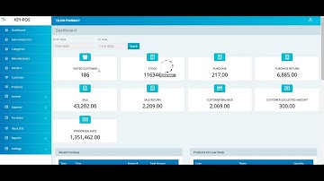 key POS dashboard introduction
