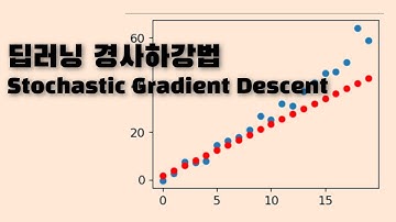 딥러닝 경사하강법 SGD 실습