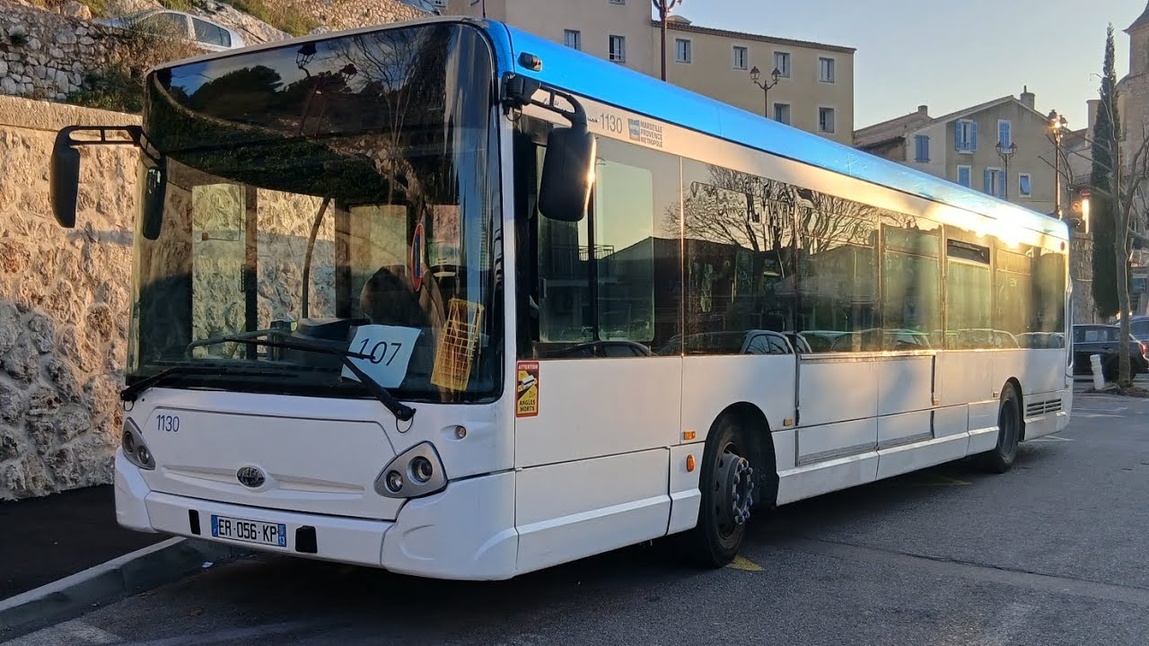 Kickdown Le Best ! Heuliez Bus GX 327 N°1130 ZF sur la ligne 107 》métro la fourragère 