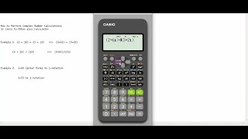 How to Perform Complex Number Calculations in Casio FX 991ES plus calculator (Step-by-Step Guide)