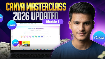 Canva Masterclass 2026 Updated Module 1 | How to Use Canva for Beginners |  Free Trial