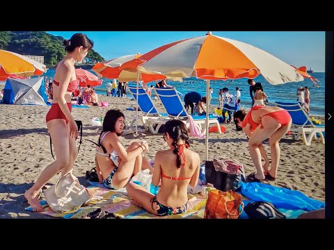What a Joyful day at Japan's Most Popular Beach Near Tokyo