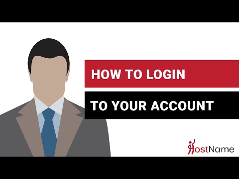 How to login to your Web Hosting Account | Hostname.com