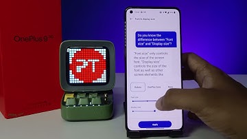 How to Change Font Size and Font Style in Oneplus 9