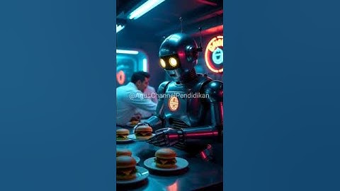 Retro Robot Burger Diner in Space 🚀🍔 | Neon 1950s Sci-Fi Vibes!