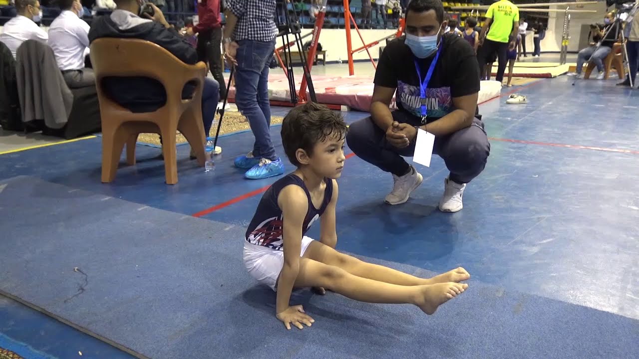 اسر حسام بطولة الجمهورية للجمباز تحت 7 سنين رجال موسم 2020/2021 كابتن عبدالرحمن جمال