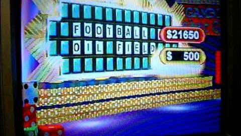 Wheel of Fortune 2nd Edition Playstation Run Game 32 Part 2