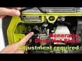 Generator Does Not Start. Most Common Problem. 5-Min Adjustment