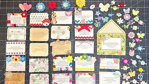 Embellishing your scripture cards for your junk journals (tutorial)