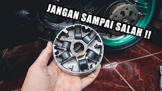 CARA PASANG ROLLER PADA MOTOR MATIC YANG BAIK DAN BENAR