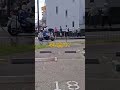 颯爽と去っていく女性白バイ隊員👮♀️🚨、イベント終了後撤収中、【セーフティ★ライドフェス2026 七里ヶ浜海岸駐車場(神奈川県鎌倉市)】