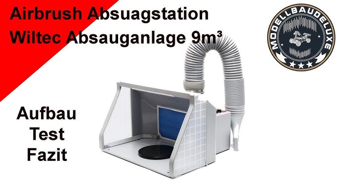 Agora-Tec® Airbrush Spritzkabine Absauganlage AT-ASK-01
