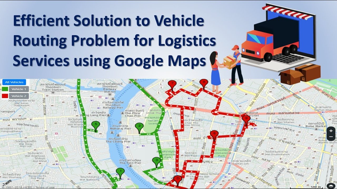 Efficient Solution to Vehicle Routing Problem (VRP) using Google Sheets &  Google Map