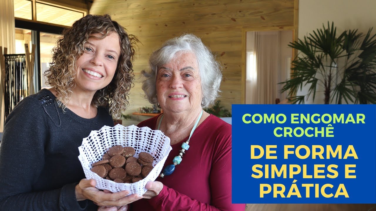Como engomar crochê de forma simples, barata e prática