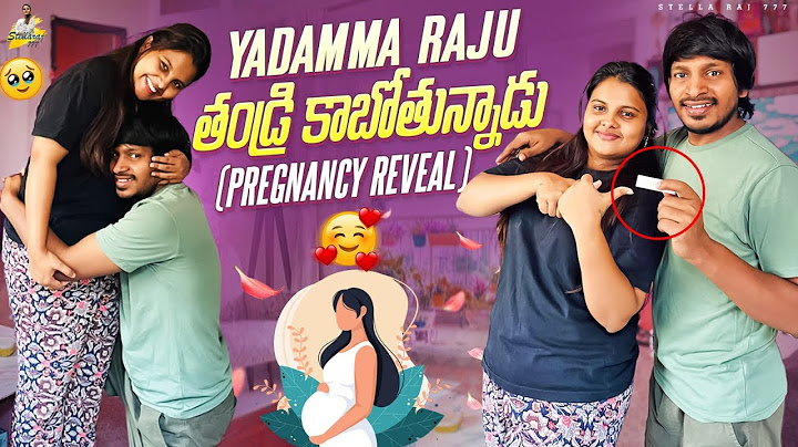 Yadamma Raju తండ్రి కాబోతున్నాడు | Stella Raj Pregnancy Reveal | Yadammaraju | StellaRaj 777