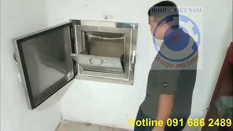 Cửa đổ rác chung cư ngăn mùi tuyệt đối, cửa thu rác, cửa xả rác, nắp ngăn mùi cửa rác.