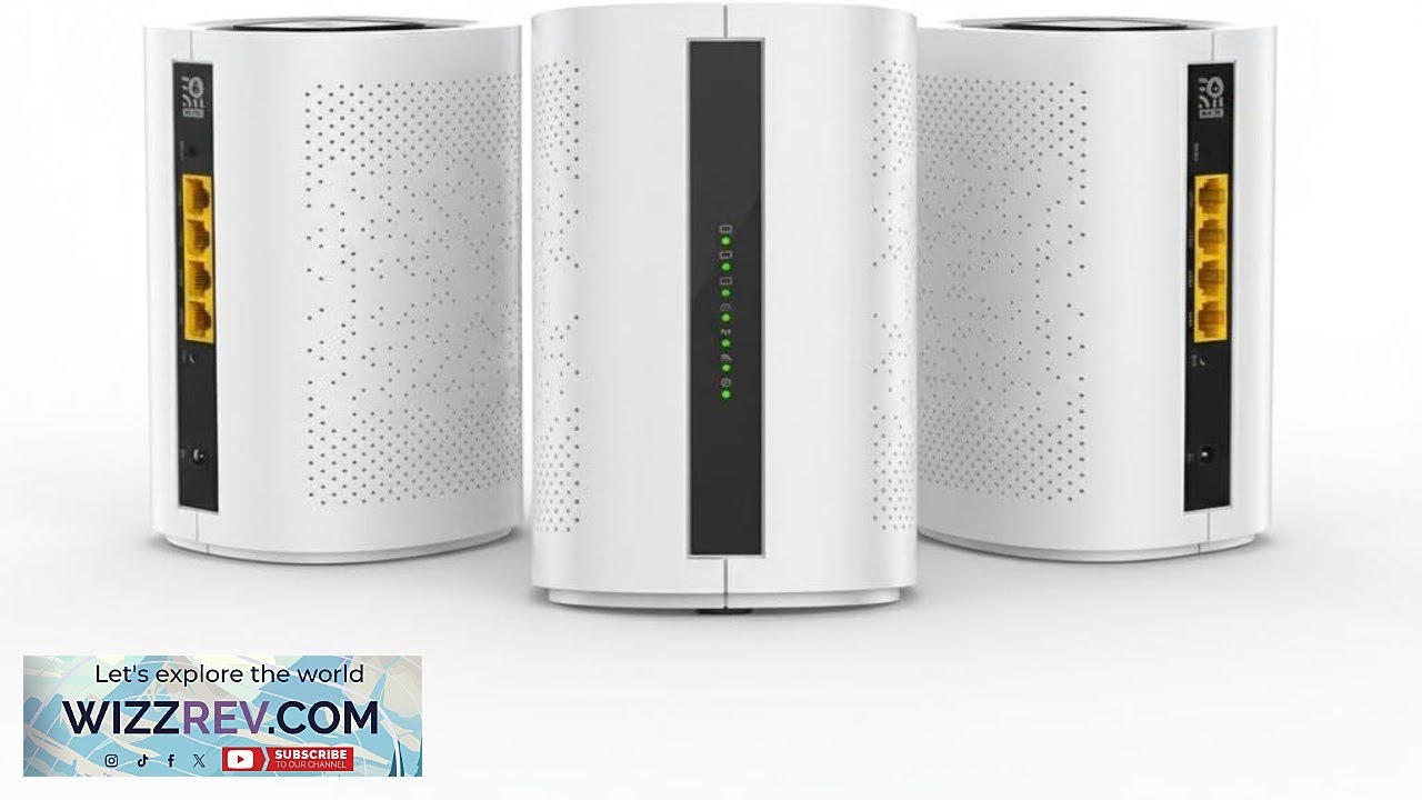 Z8103AX C WiFi 6 Dual Band Mesh Router White 3000Mbps Speed