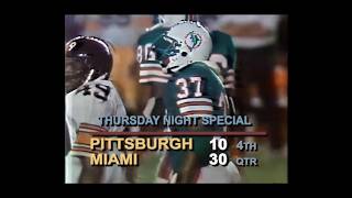 1981 Week 2 Dolphins Beat Steelers; Edit