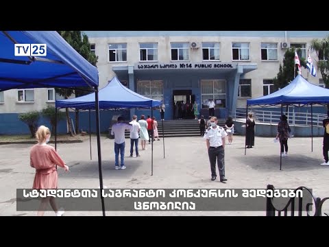 სტუდენტთა საგრანტო კონკურსის შედეგები ცნობილია