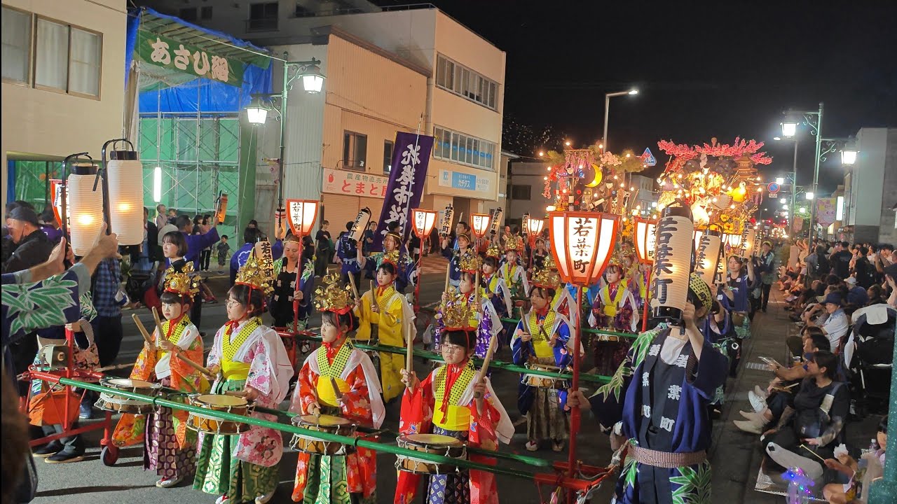 令和7年　花巻まつり初日　山車パレード