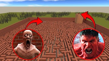 I BECAME RED HULK VS SCP 096 EPIC BATTLE IN GARRY