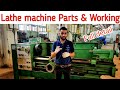 Lathe Machine Parts And Working ITI Polytechnic B.Tech Fitter Turner Machinist