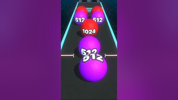 Best Mobile Game -  Ball Run 2048  Gameplay walktrough android iOS