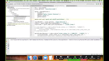Development life cycle of Spark 2 applications using Python (using Pycharm)