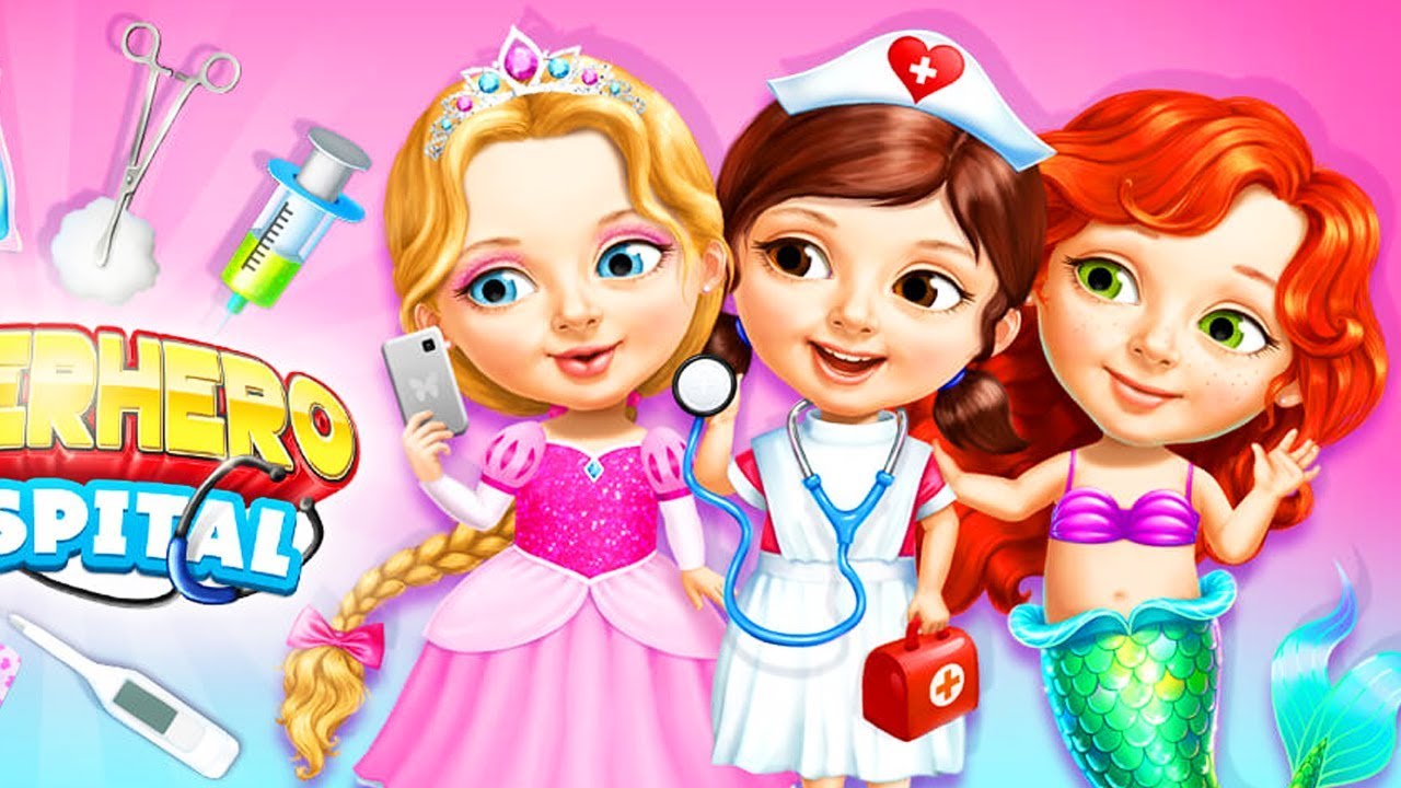 Sweet Baby Girl Superhero Hospital Care Girls Game - Fun Superhero Princess  Fairy Care Makeover 