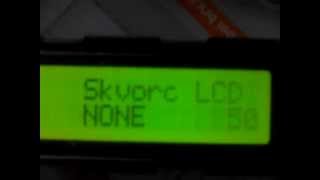LCD 40x2 with Hitachi HD44780 controller- test