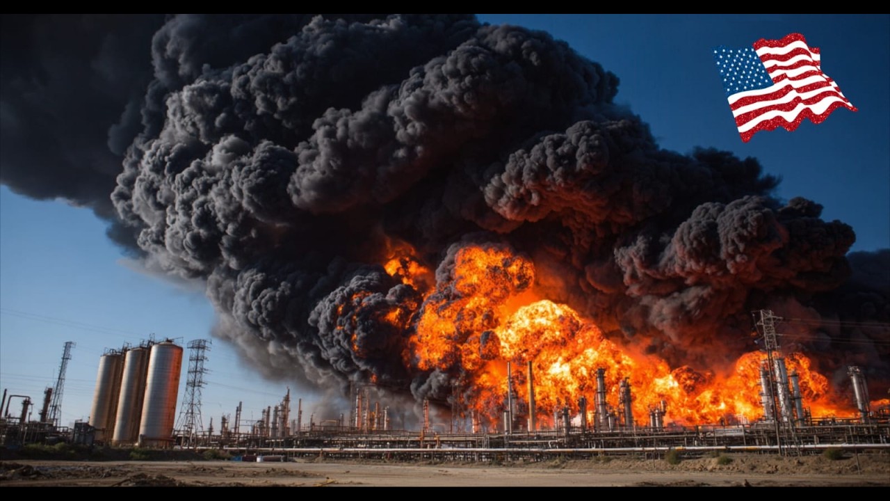 13 минут назад военная база США, хранившая 13 тысяч тонн топлива, была уничтожена российским самолет