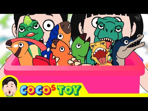<strong>Gacha</strong> capsule dinosaurs are growing in my toybox!ㅣdinosaur cartoon, kids storiesㅣCoCosToy