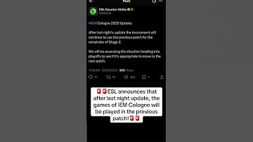 🚨Valve bugs in new patch 🚨 #cs #cs2 #csgo #iemcologne #esl #news