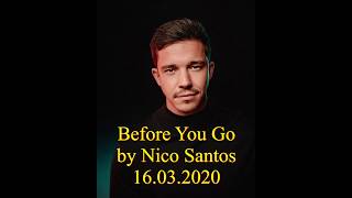 Video thumbnail of "Before You Go (Lewis Capaldi) - Nico Santos (Lyrics)"