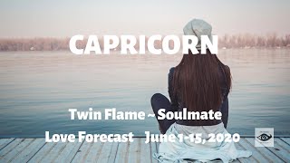 CAPRICORN  Not available for *breadcrumbs*! Twin Flame Love, June 1-15, 2020