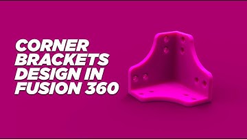 Corner Bracket Design in Fusion 360 |Fusion 360 for beginners |2020