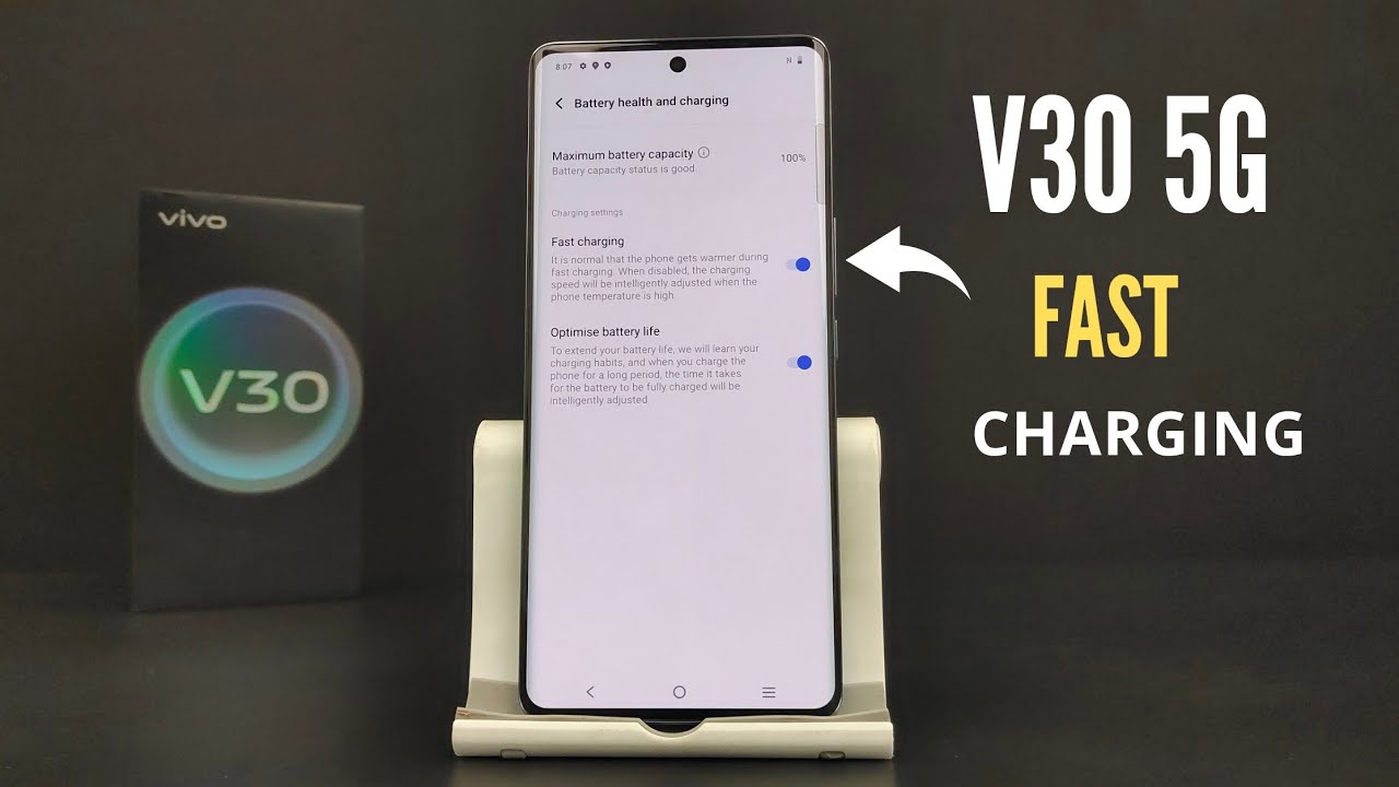 Vivo V30 5G How To Fast Charge | Fast Charging Option | Optimize ...