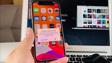 Cellular Update Failed iPhone Fix