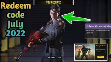 New Redeem code codm July 2022 | Redeem code codm | call of duty mobile Redeem code July 2022 codm