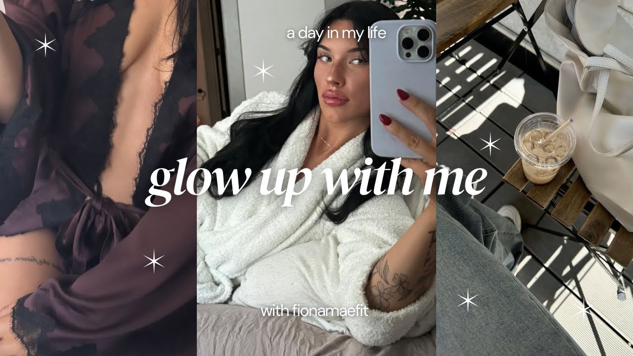 glow up with me | new hair, makeup haul, birthday glow - YouTube