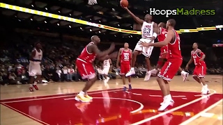 Michael Jordan Blocked Twice by Shaq \& Kobe in 2003 All-Star Game!