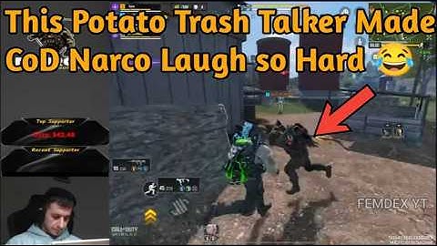 CoD Narco and CoD Miltols Killed the Funniest Potato Trash Talker Call of Duty: Mobile #codm