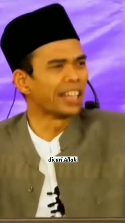 UAS : BERKAWAN KARENA HARTA AKAN BINASA