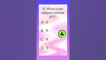 Quiz time - Additive Inverse | #shorts #shortsfeed #shortsvideo #youtubeshorts