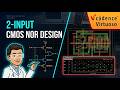 2-input CMOS NOR |BECL606|Vtu 2022 Scheme|Vlsi Design and Testing Laboratory|