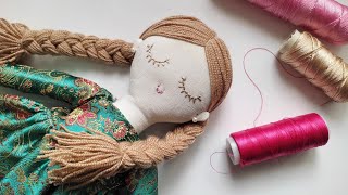 Cute Handmade Rag Doll Tutorial with Free Pattern ( New Version) screenshot 5