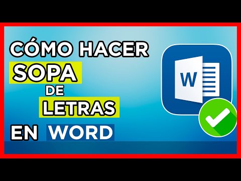 Como Hacer una Sopa de Letras en Word ✅ hqdefault