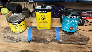 How to Finish Driftwood ComparisonMinwax Products @JDubLife