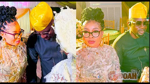 See ₦5 Million Outfit Actress Lizzy Anjorin Rocked, That Got Everyone’s Attention With Her Husband