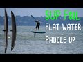 Tuto  mes premiers vols en sup foil sur le plat en gong cruzader sirus 3xl curve h 5xl